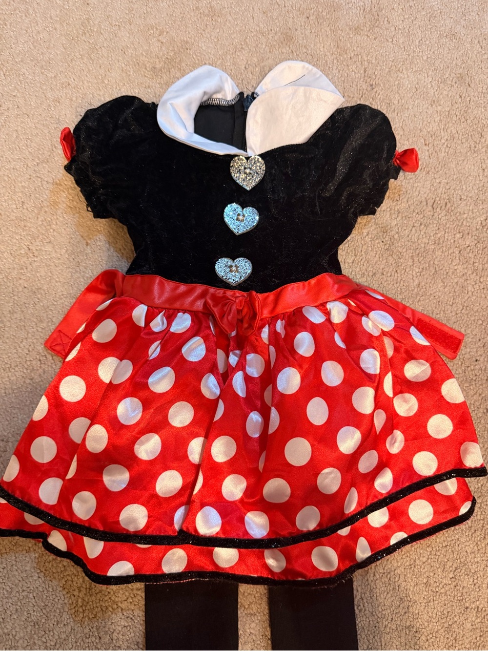 Spirit Disney Minnie Mouse Infant Dress & Headband Set - Red, White, Black - Picture 6 of 6